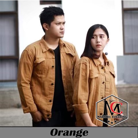 RCL - JAKET JEANS COUPLE PRIA WANITA / COUPLE WARNA OVERSIZE