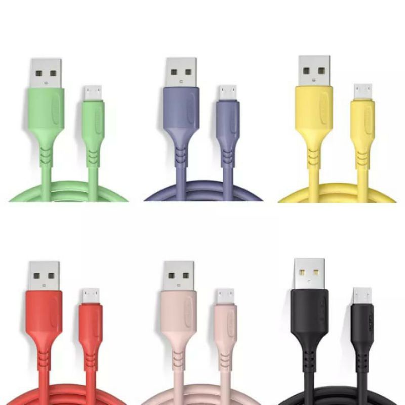 KABEL CHARGER MACARON MICRO V8/TYPE C Support fast chargin....