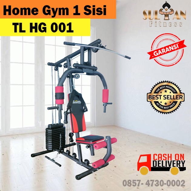 Alat Fitness Home Gym 1 Sisi TL HG 001 Total Health Gym Multi fungsi 75 KG