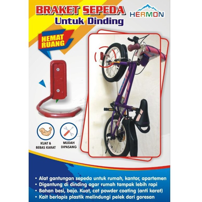 Bracket/Braket/Gantungan/Pengait Sepeda, Hanger Stand Hook