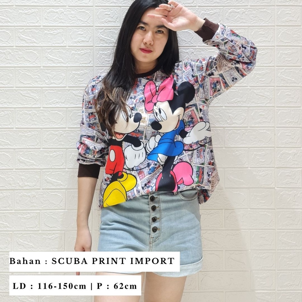 3472 kaos sweater mouse day import