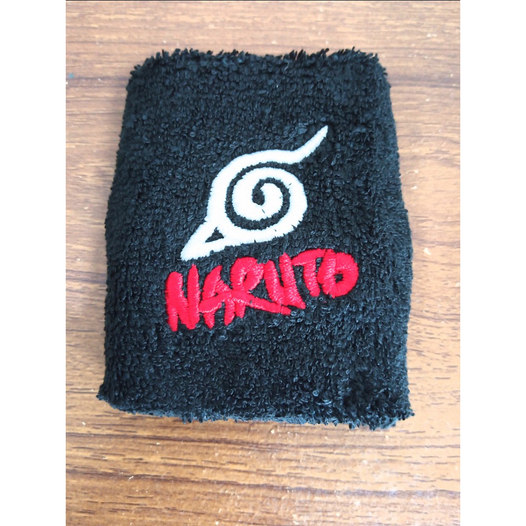 [Bisa COD] Gelang Naruto Wristband Anime Cosplay Keren Pergelangan Tangan Naruto Bahan Bordir tebal