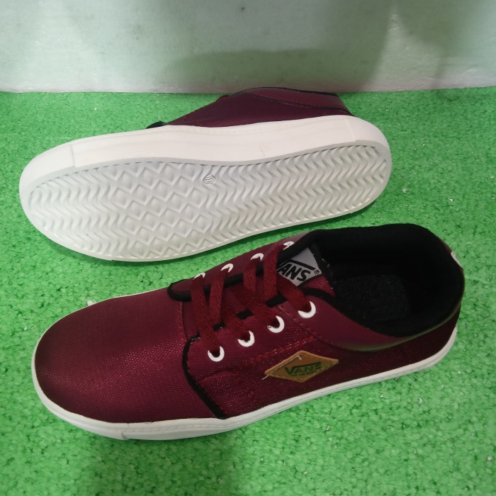 sepatu kets,sepatu sneaker pria murah - merah maroon, 39