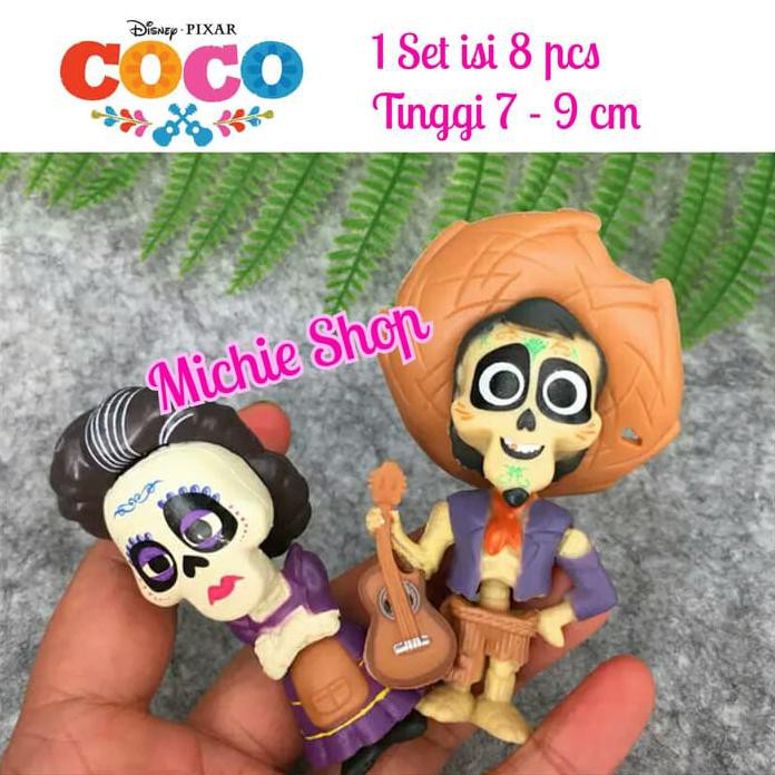 Figure Disney Coco Set 8 Pcs