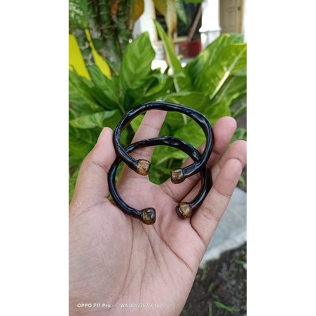 Gelang akar bahar hitam kantoran variasi bonggol