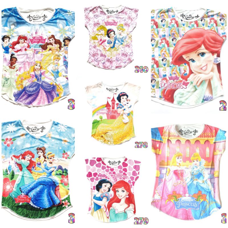 Kaos Anak Perempuan Coco Ice Princess