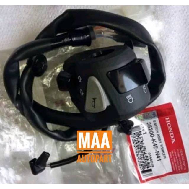 Switch Assy Winker Saklar Sein Klakson Lampu Dim Holder Kiri CBR150R CBR 150R Led 35200K45N41 35200K