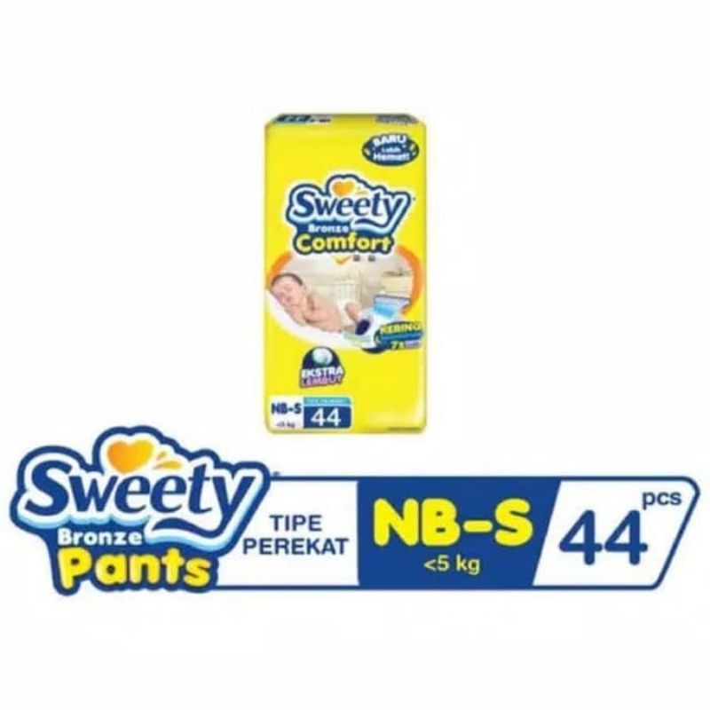 Sweety Bronze Perekat NB S 44 / Pampers New Born