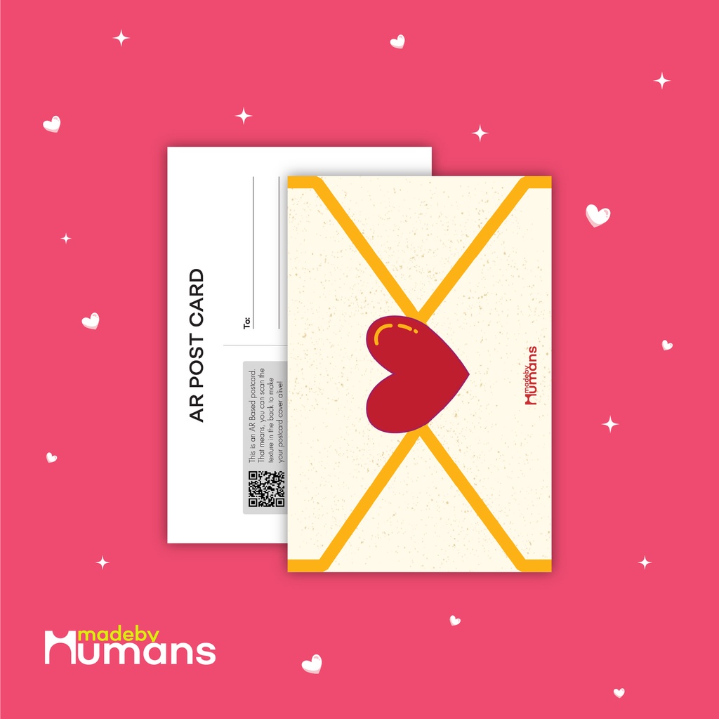 

Kartu Ucapan Cinta Postcard AR: Love Letter