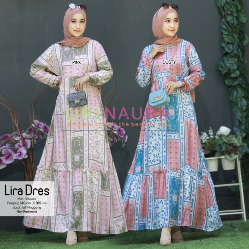 LIRA DRESS BY ORI NAURA (100% REAL PICT BERLABEL ORI NAURA)