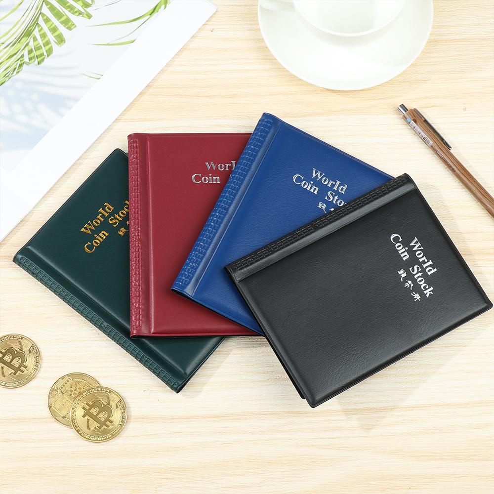 R-flower Coin Albums Hobby Collection Buku 4warna Sampul Depan Rusia