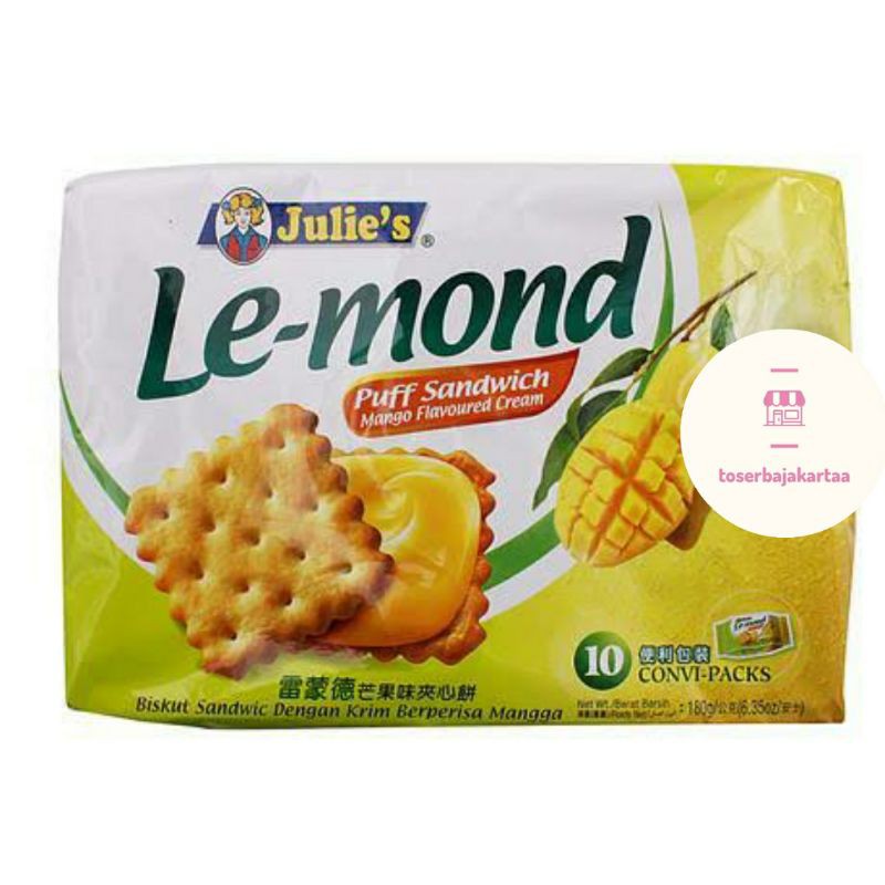 

Julie's Le-mond Mango Flavoured Cream 170gr