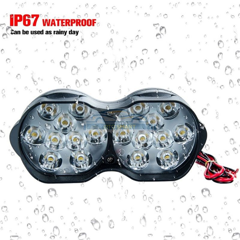 Lampu Tembak Sorot Motor  Sport Light Cree 18 LED 12V