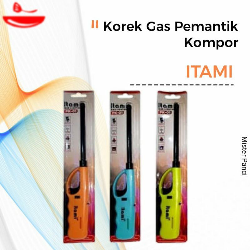 pematik kompor gas merk ITAMI / korek api kompor lighter pematik gas ITAMI korek gas korek isi ulang