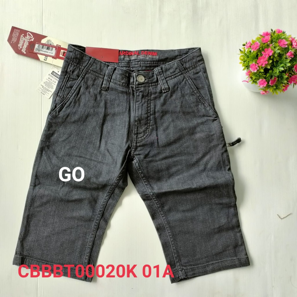 BB CBBBT CARDINAL JEANS Celana Pria Celana Pendek Regular Slimfit Skinny Fit Bermuda Casual Sobek