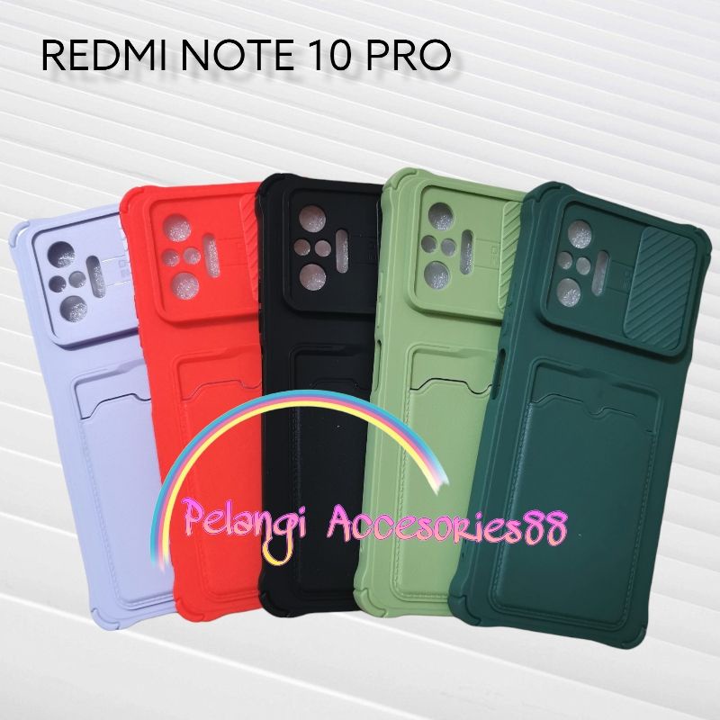 CASE REDMI NOTE 10 PRO CASE SOFTCASE SLEDING WARNA WARNI