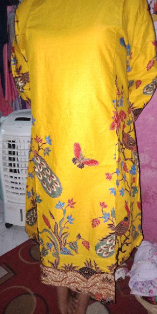 Terlaris Serut Genes Jelita Tunic Navbor Yelbor Whitbor Creambor Tunik Batik Modern Hrb030 D