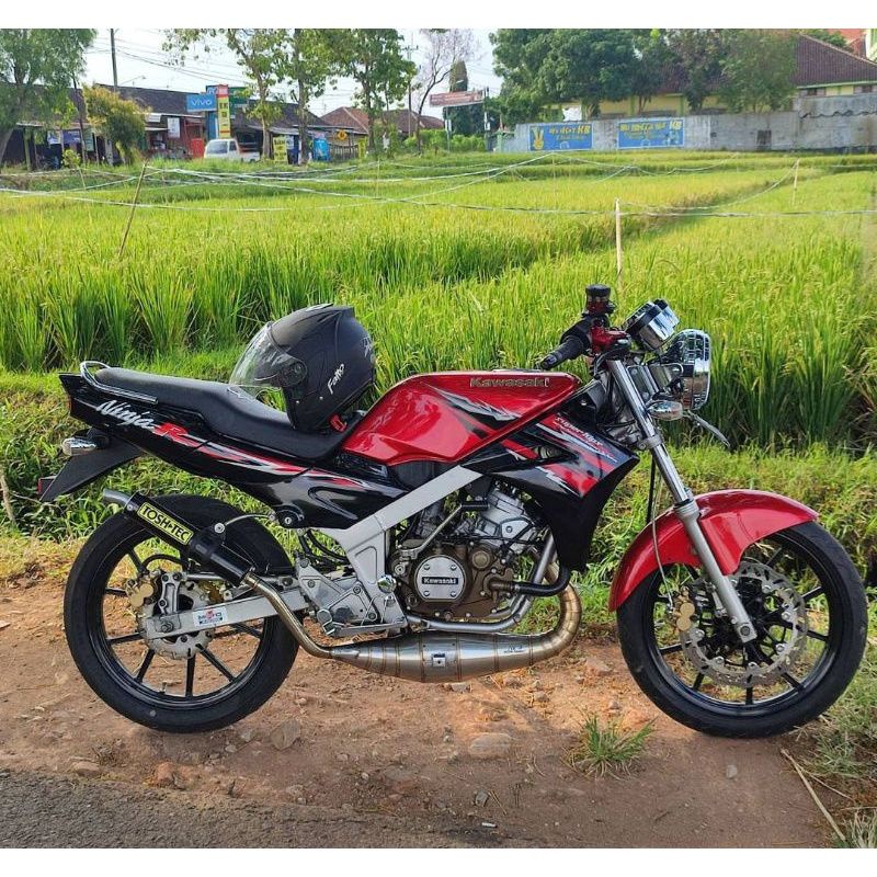 striping lis stiker Standar ori KAWASAKI NINJA R 2011 MERAH Striping ninja stiker ninja