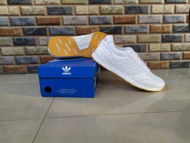 SEPATU ADIDAS RACER FULL PUTIH SEPATU PUTIH SEPATU PRIA SEPATU SNEAKERS-1