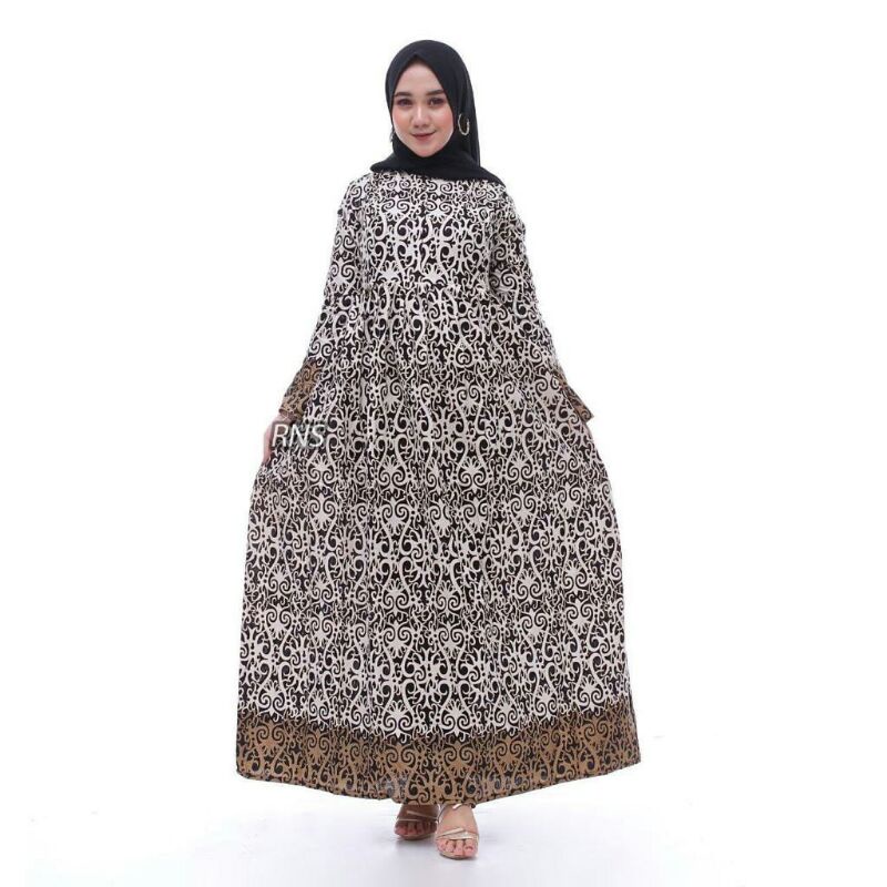 Batik Gamis Wanita Standar Dan Jumbo