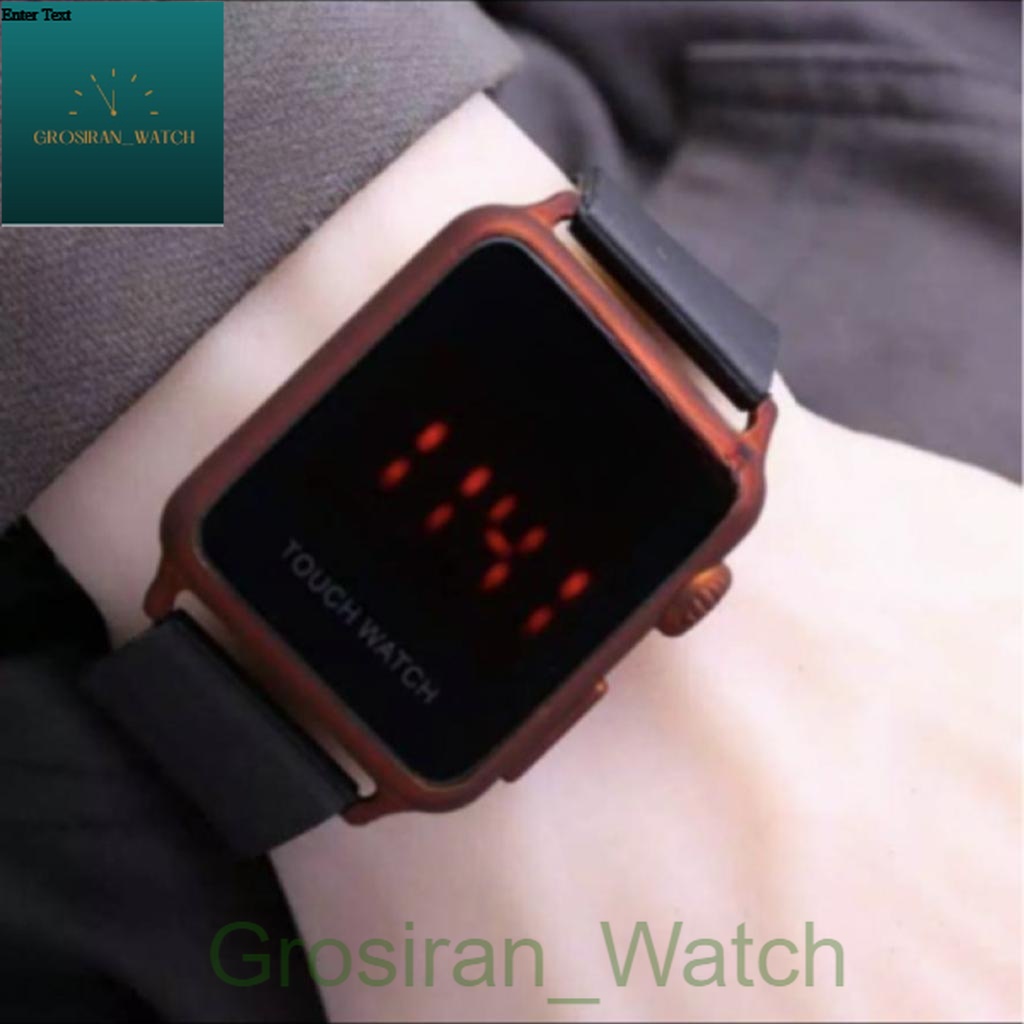 Jam Tangan Pria Touch Screen Digital Rubber / Ready 5 Warna [G_W]
