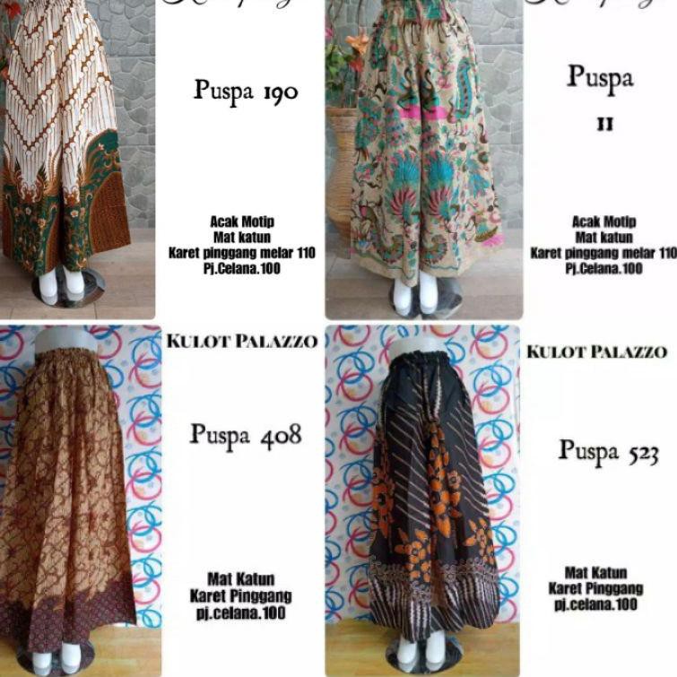 Terbaik.. KULOT BATIK / CELANA KULOT / KULOT MOTIF/KULOT COD