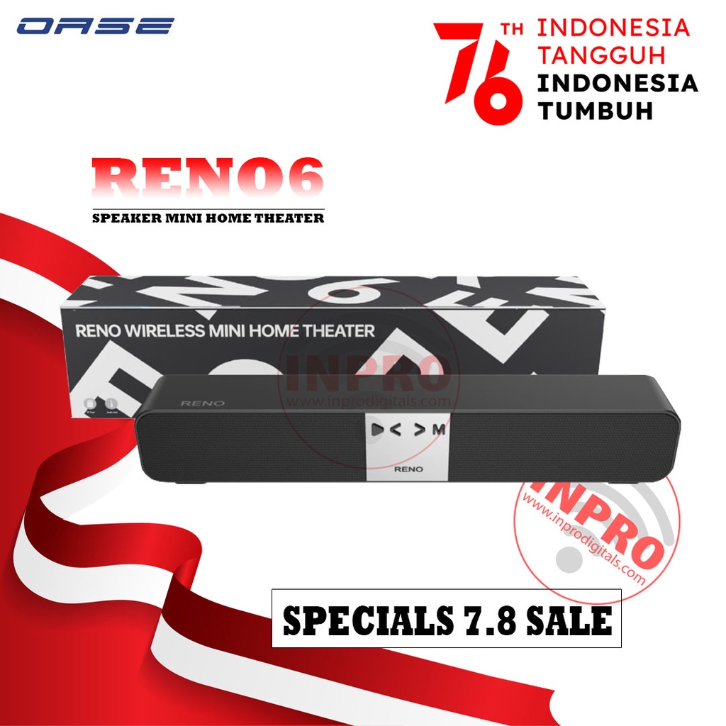 SPEAKER RENO6 WIRELESS MINI HOME THEATER / SOUNDBAR  [LIMITED EDITION]