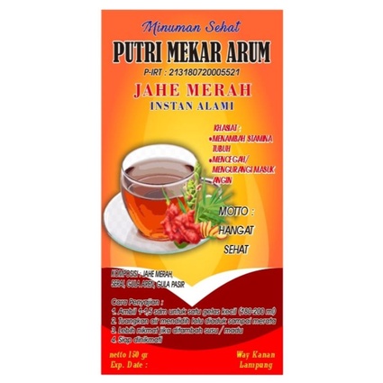 

Jahe Merah bubuk