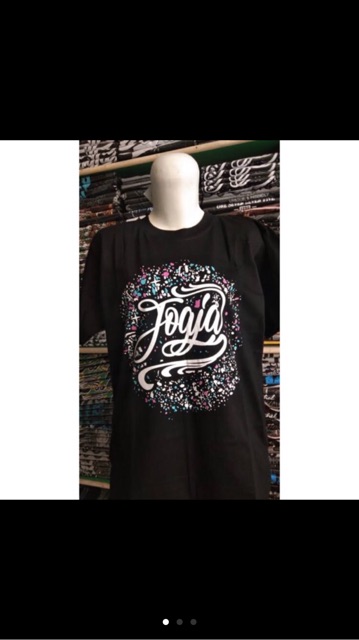 Kaos khas oleh-oleh jogja bahan katun adem all size