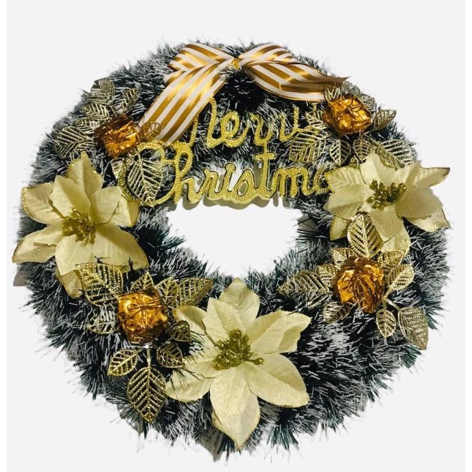 

Hiasan Pintu Natal Krans Natal 40 cm ---Termurah---