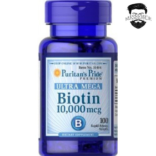 Biotin Puritan Pride 10000mcg isi 100 tablet