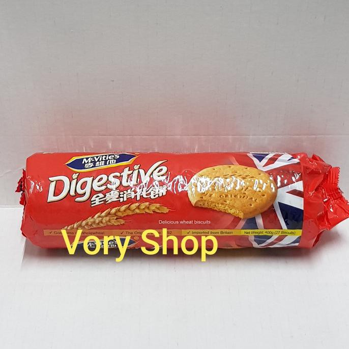 

Ready Stok (Promo) Mc Vities Digestive Wheat Biscuit Gandum Original 400G