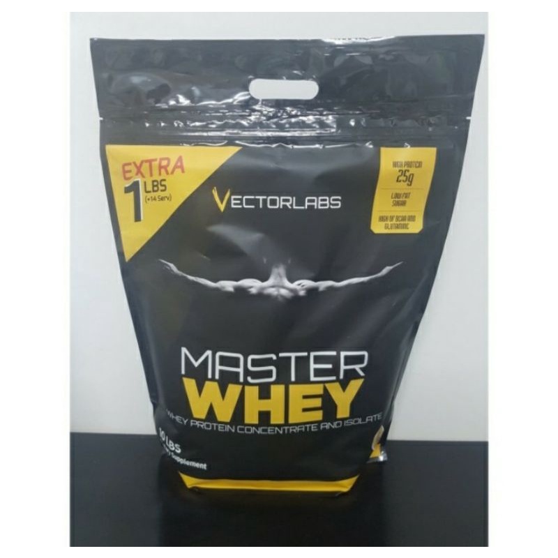 Vector Labs Master Whey 11 Lbs Vectorlabs Masterwhey 11Lbs Susu Whey Protein Suplemen Fitness HALAL 
