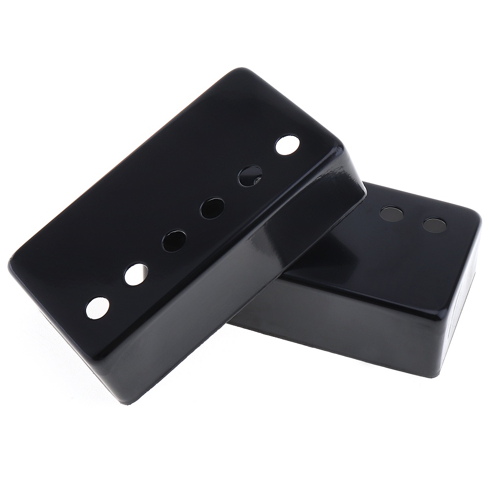 2pcs / set Humbucker Pickup Cover Bahan Metal 2 Warna Ukuran 50 / 52mm Untuk Gitar LP