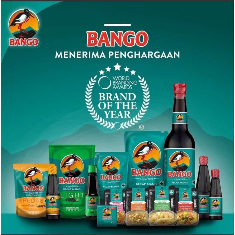 

BANGO - Kecap Manis Multipack - Refill 735gr / 1.52kg / 1500 gram