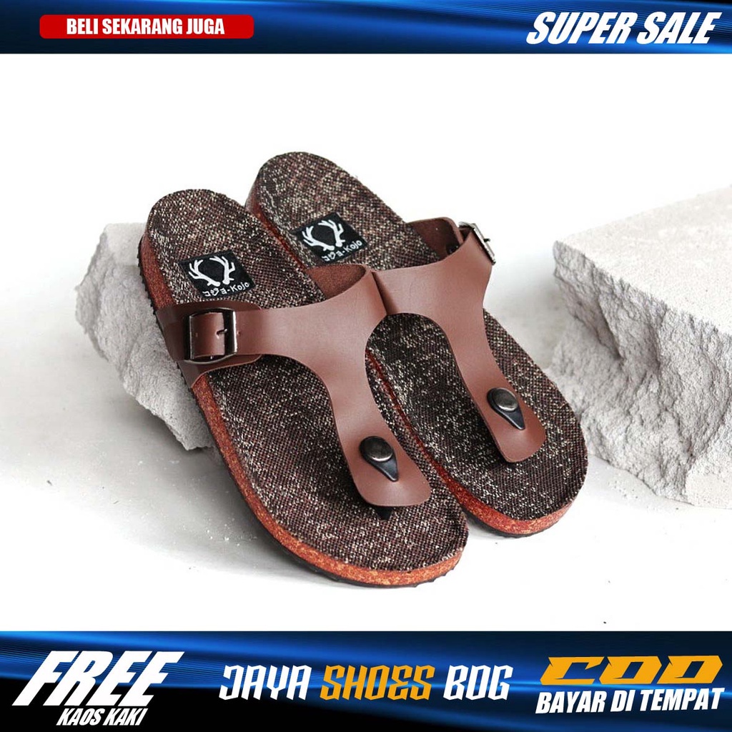 KENICHI|Sendal Jepit Pria Sandal Pria Trendy fashion original Distro Sendal Kasual Pria Bahan Kanvas