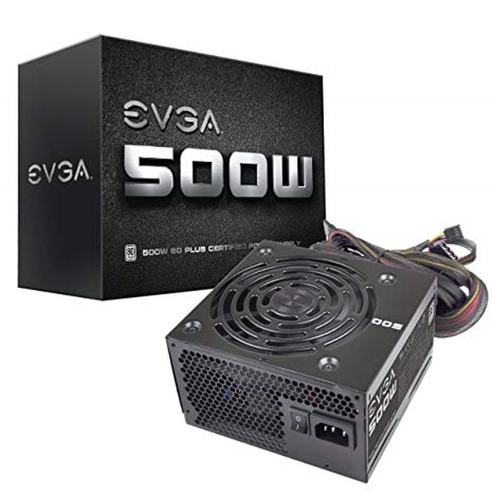 PSU EVGA 500 BV 80+ Bronze 500watt power supply 500w