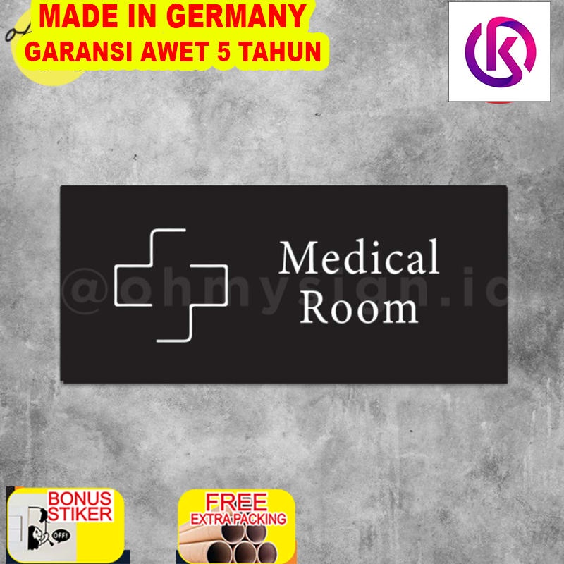 

Terlaris Sign Akrilik Medical Room Ruang Kesehatan Acrylic Sign Board UV Print