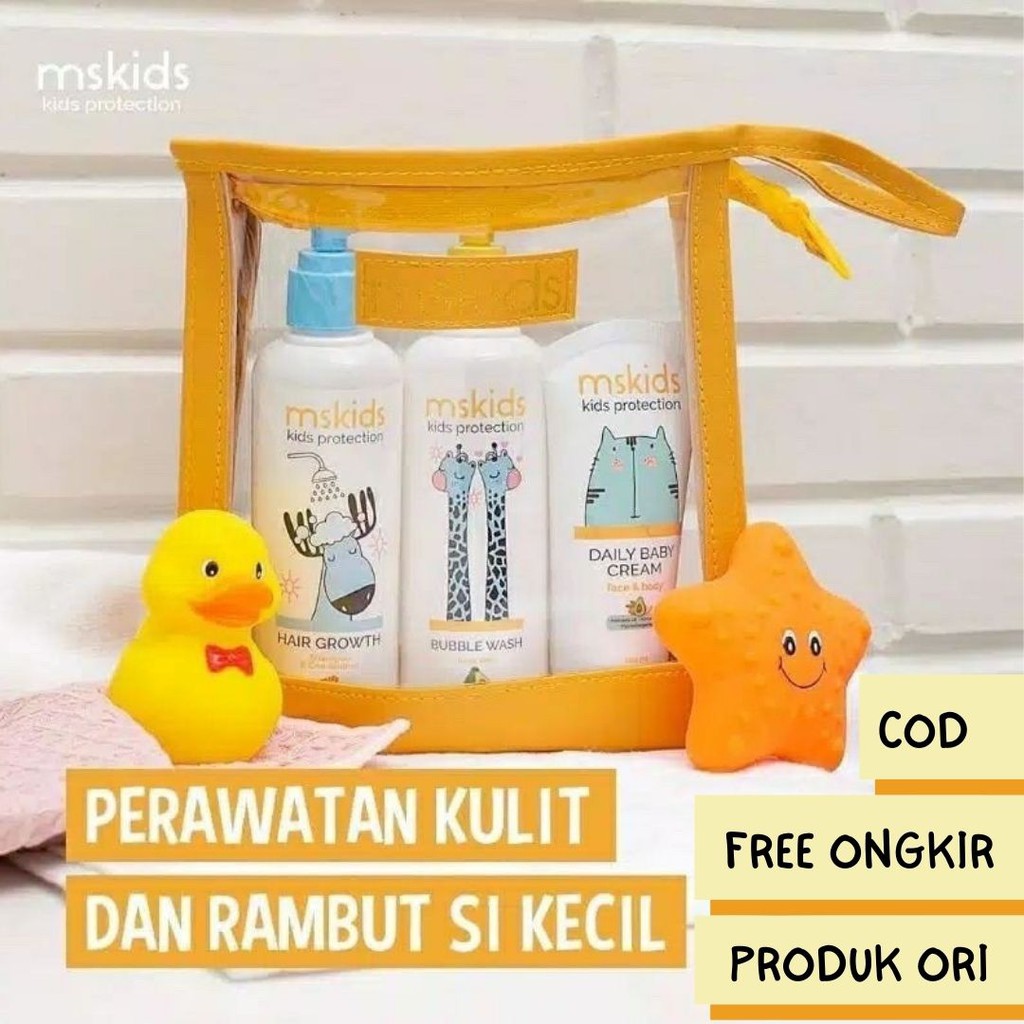 Paket Ms Glow Kids Original Skincare Anak Perawatan Tubuh Bayi Ms Kids