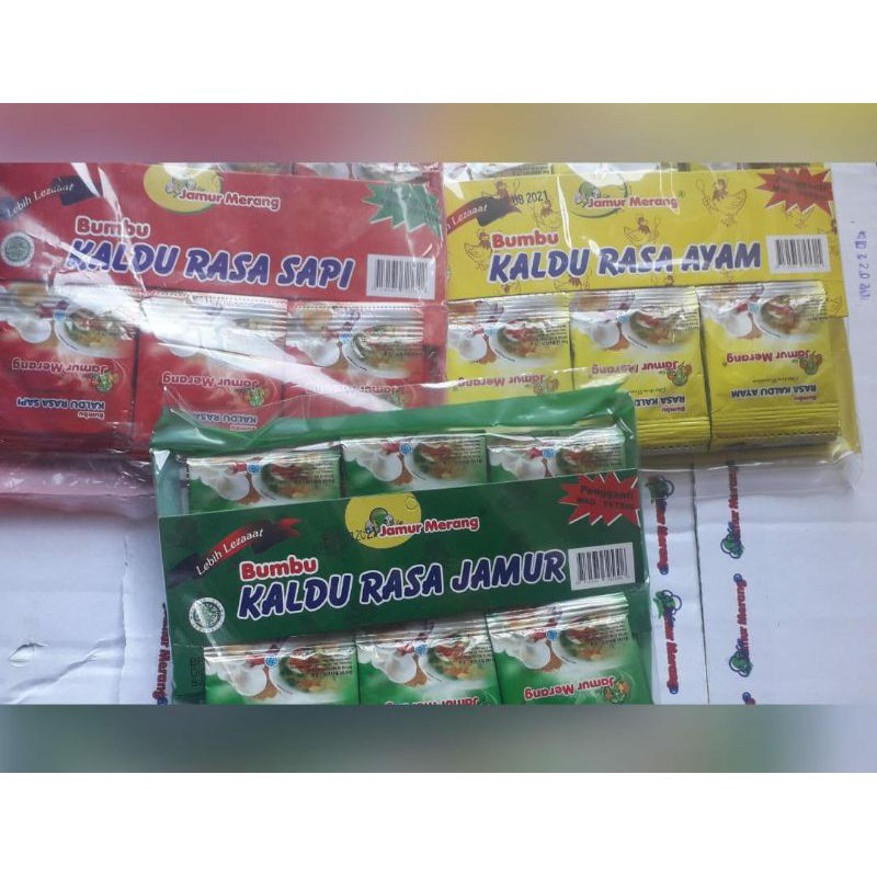 

KALDU ALAMI CAP JAMUR MERANG ( PENGGANTI VETSIN/MSG) "harga per dos