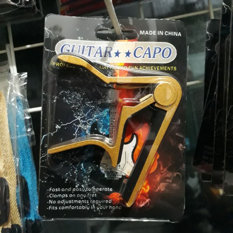 Capo Gitar Akustik Bahan Besi Aloy Alumunium