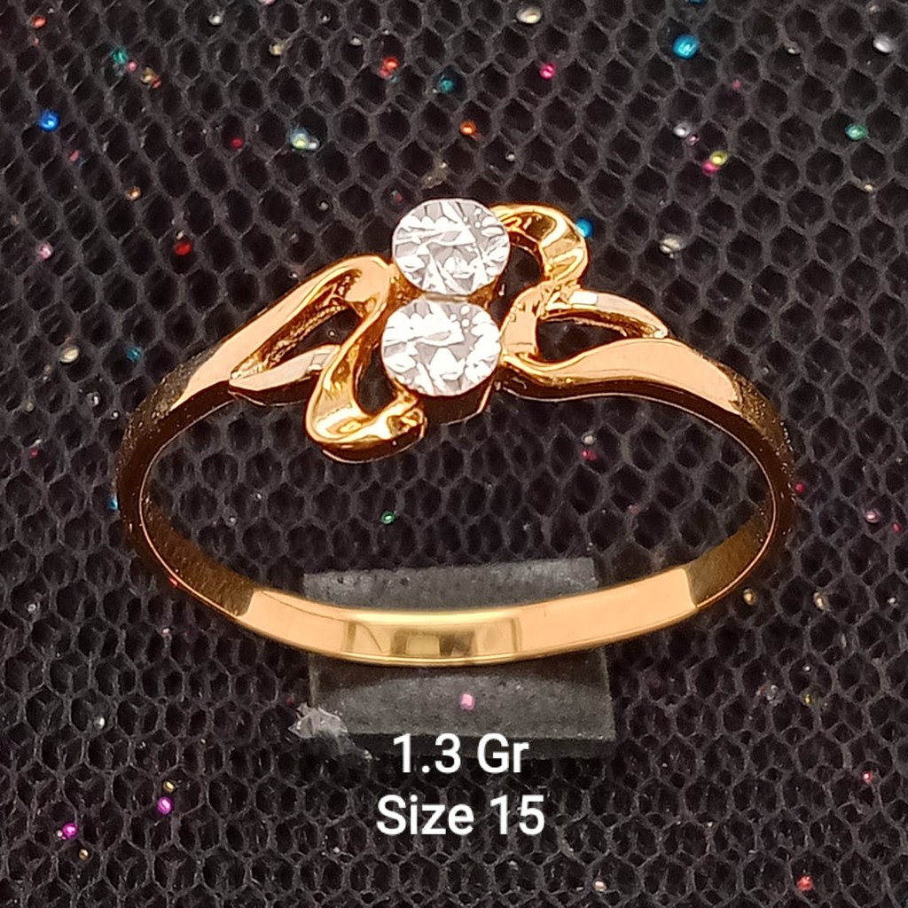 New Cincin Emas 17K - 1.3 gr Kadar 750 - CMS100000011