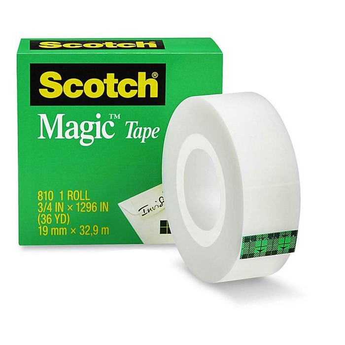 

SOLASI MAGIC BISA DITULIS MAGIC TAPE SCOTCH 3/4 INCH ( 36 MM ) REFILL ISI ULANG TRANSPARANT