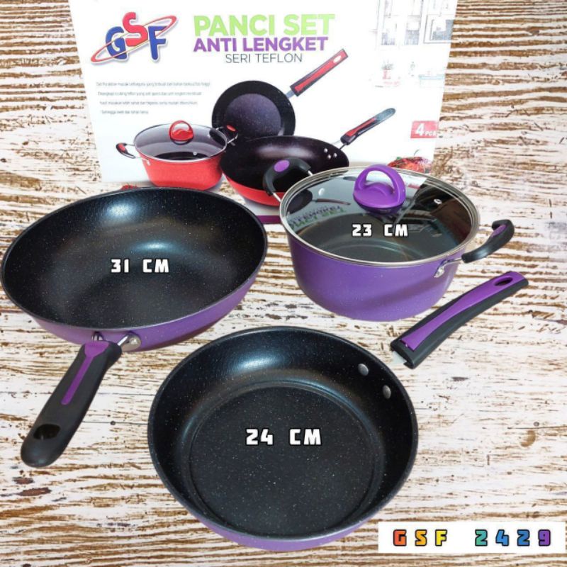 Panci Gsf Set 3 Warna 2429