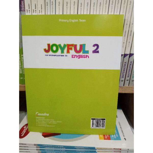 JOYFUL ENGLISH FOR PRIMARY GRADE 2 - QUADRA