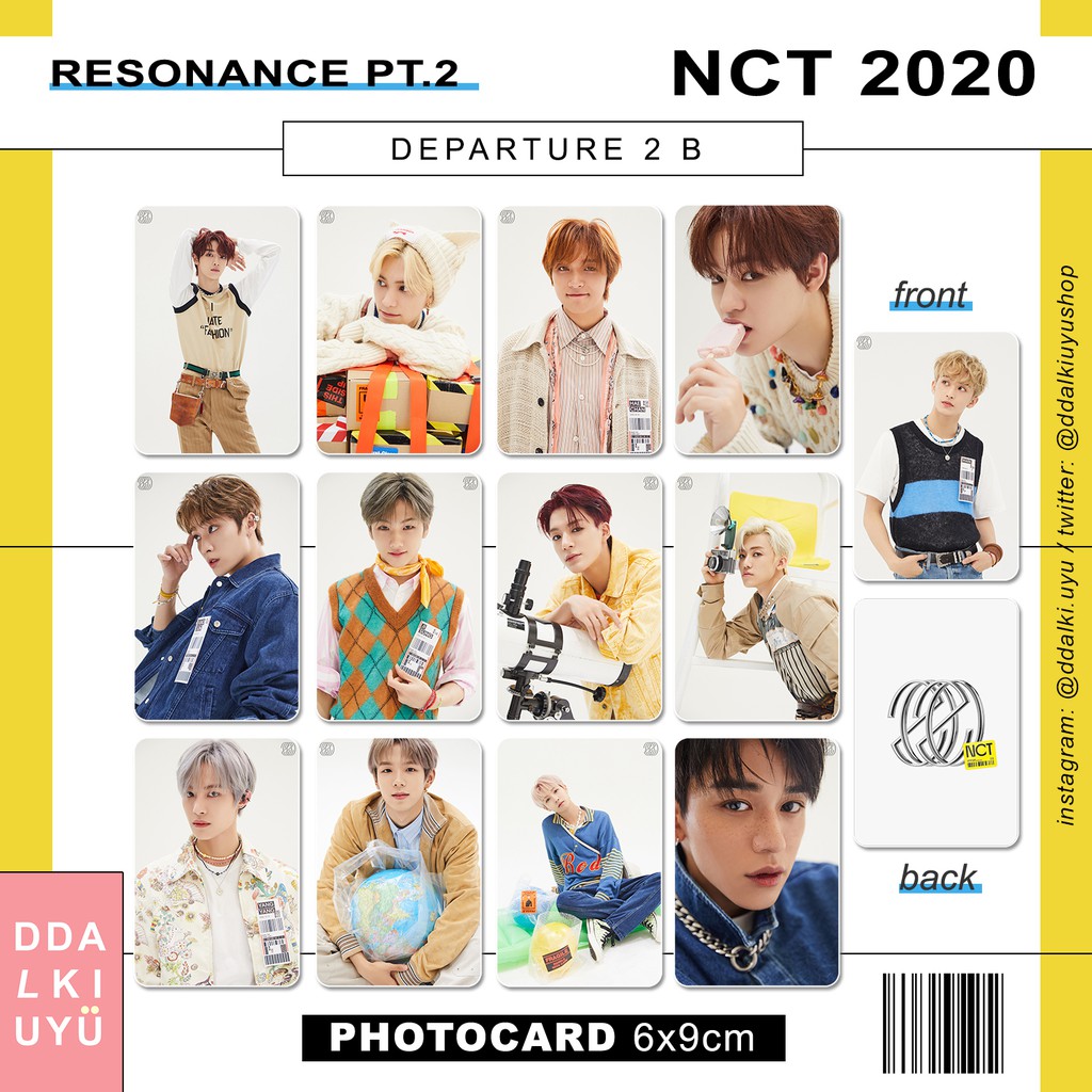 NCT 2020 - photocard [RESONANCE pt. 2] DEPARTURE 2 B