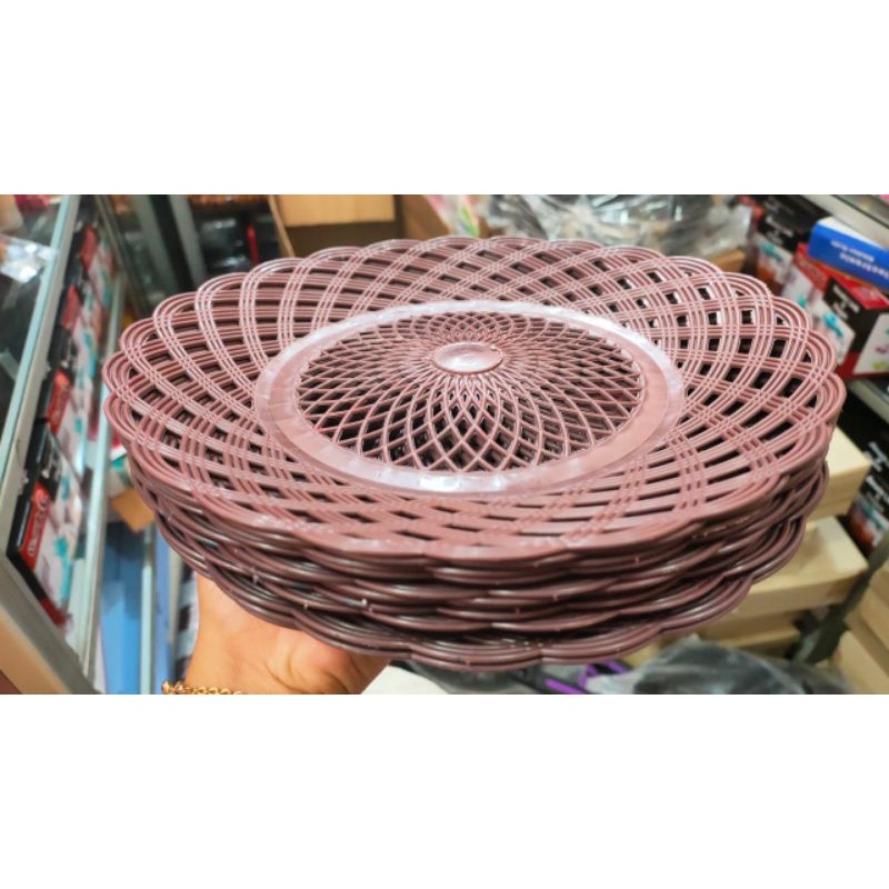 PIRING ROTAN PLASTIK BAGUS MURAH