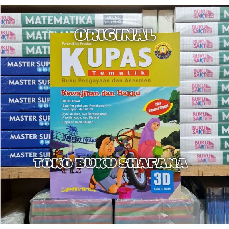 Paket Buku Kupas Tematik 3A 3B 3C 3D Kelas 3 SD Yudhistira K13 Edisi Revisi ( Harga 4 Buku )