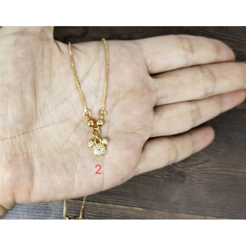 Fifi Fashion Kalung Koye Anak Perhiasan Lapis Emas D01