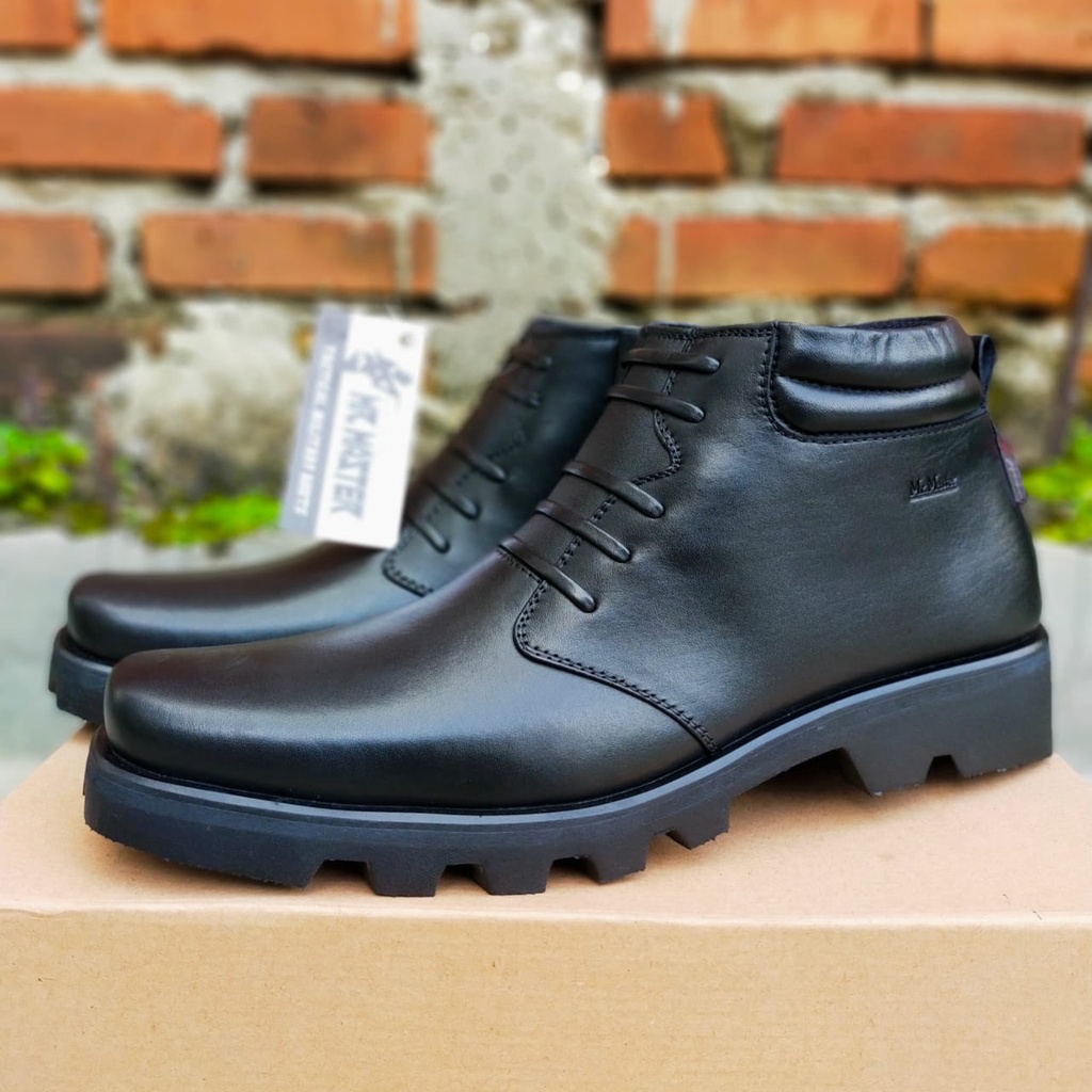 SEPATU PDH KULIT SAPI ASLI MERK MR MASTER SEPATU PDH DINAS KANTOR FORMAL TNI POLRI SECURITY SATPAM